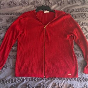 Calvin Klein Collection Red Women's Cardigan